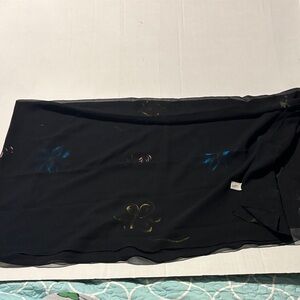 Black  painted accessory Street bathing suit wrapped sorang